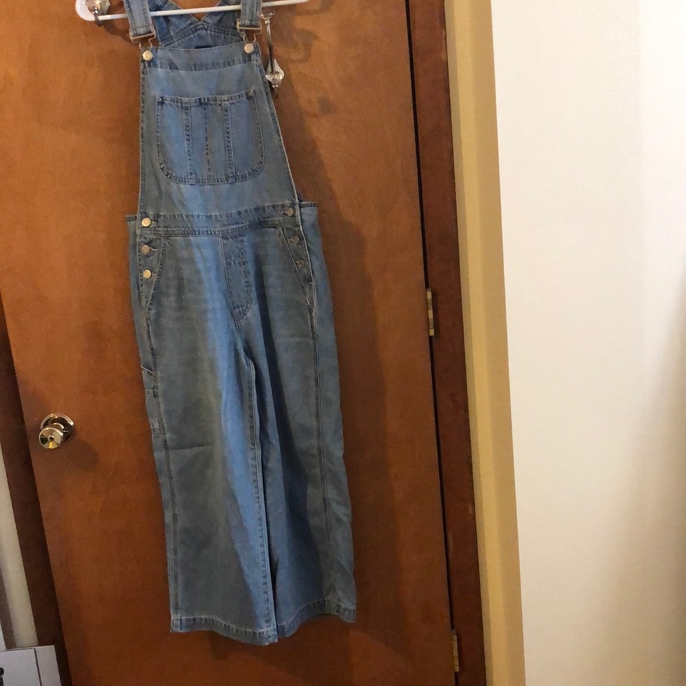 Wide leg overalls